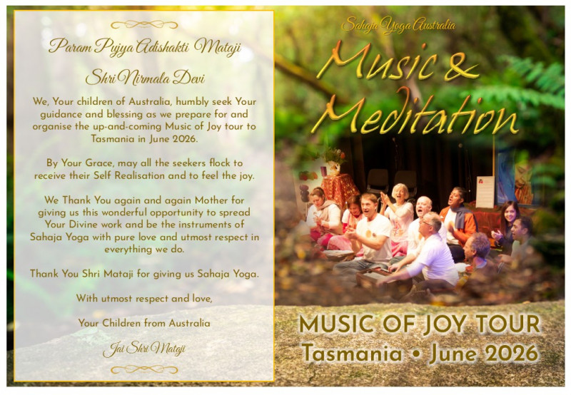 Invitation-to-Shri-Mataji-Tasmania-Tour-2026