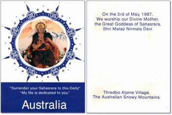 Memento-Card-HH-Shri-Mataji-Nirmala-Devi-Sahasrara-Puja-Thredbo-Australia-May-1987