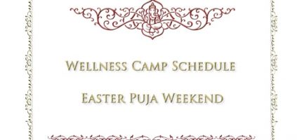 Daily Programs for Wellness Camp and Easter Weekend