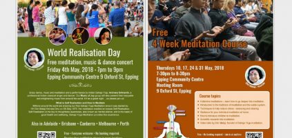 World Realisation Day – Epping Public Program 4th May, 2018