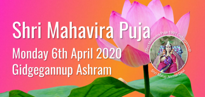 Webcast Shri Mahavira Puja Monday 6th April 2020