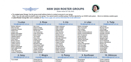 New Roster groups for NSW
