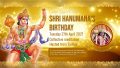 Celebrating Shri Hanumana’s Birthday – Tuesday 23rd April 2024