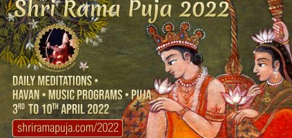 Invitation to International Shri Rama Puja Online – 3rd to 10th April 2022