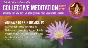 Collective Program – You have to be in Nirvikalpa, Saturday 26th Nov 2022