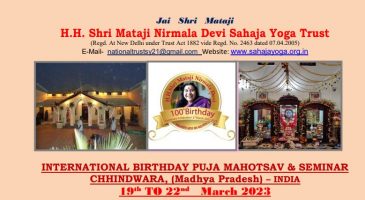 Program – Birthday Puja & Seminar in Chhindwara India, 19 – 22nd  March 2023