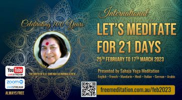 Promote the Global 21 Day Meditation Courses Feb 2023