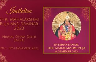 Shri Mahalakshmi Puja and Seminar – Nirmal Dham, Delhi Nov 2023