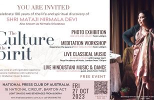 The Culture of the Spirit Program, Canberra 27th Oct 2023