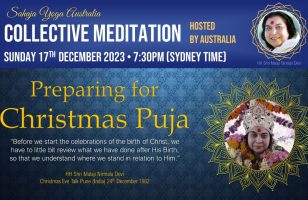 Collective Online Program – Preparing for Christmas Puja, Sunday 17th Dec 2023