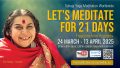 Invitation to join the team – Australia’s ‘Let’s Meditate for 21 Days’ course