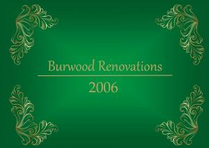 2006 Renovations