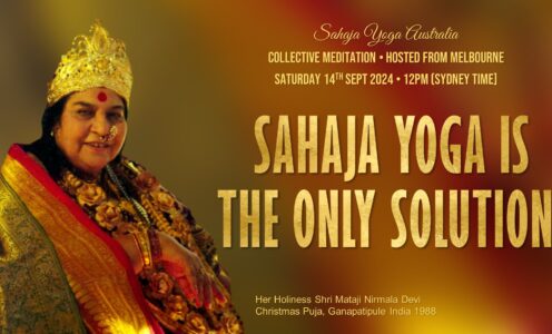 Collective Online Program – Sahaja Yoga is the only solution, 14th Sept 2024