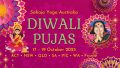 Diwali Pujas in ACT, NSW, QLD, SA, VIC, WA & France and Webcast – 17, 18 & 19 Oct 2025