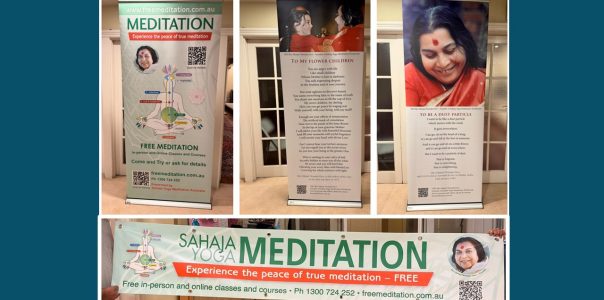 Pull-up and Hanging Banners – Now available at Easter Puja in Balmoral