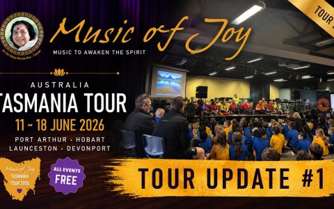 MOJ brings Sahaja Yoga Meditation across Tasmania June 2026 (Update #1)