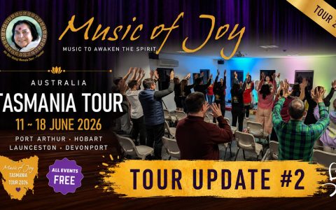 MOJ brings Sahaja Yoga Meditation across Tasmania June 2026 (Update #2)