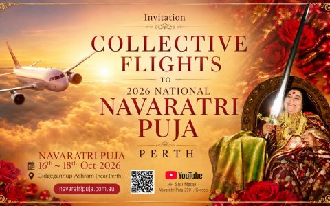Collective flights to Navaratri Puja 2026 in Perth