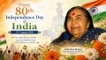 Happy 80th Independence Day of India – Saturday 15th August 2026