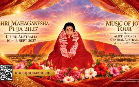 Invitation to Shri MahaGanesha Puja 2027 at Uluru